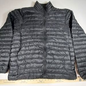 Cinch Men’s XL Black Goose Down Filled Puffer Jacket Outdoor Travel Workwear